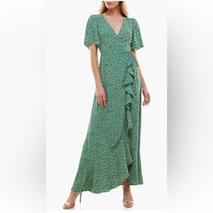 Socialite Printed Ruffle Dress